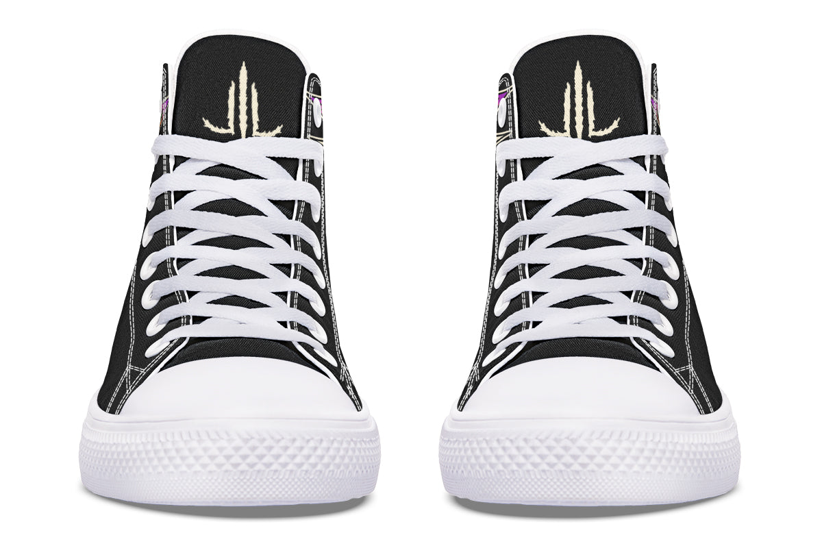 Blooming Girl Head High Tops