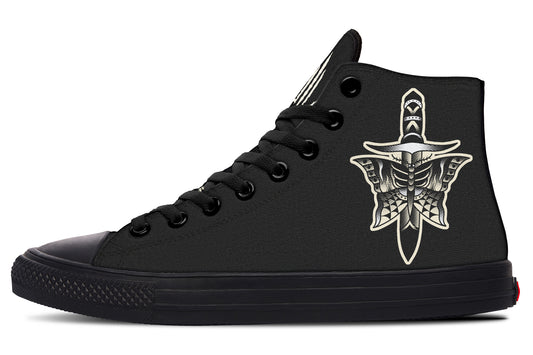 Butterfly Knife High Tops