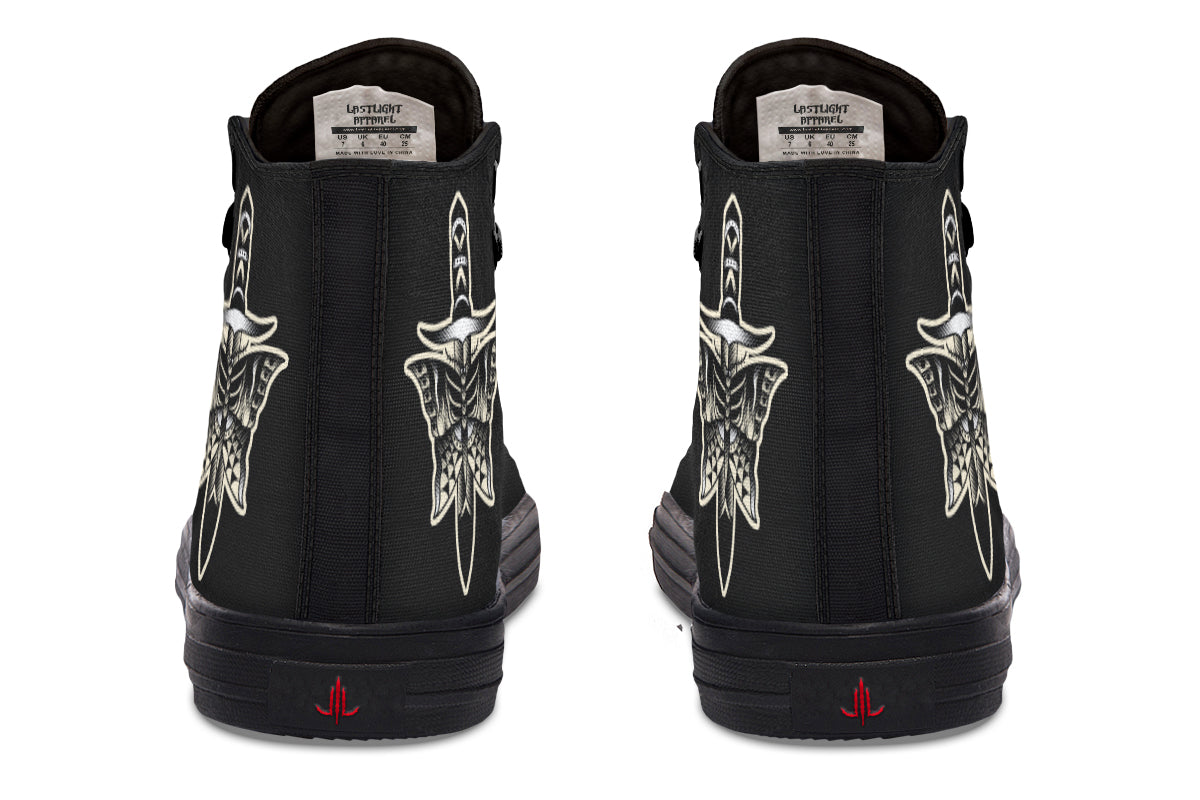 Butterfly Knife High Tops