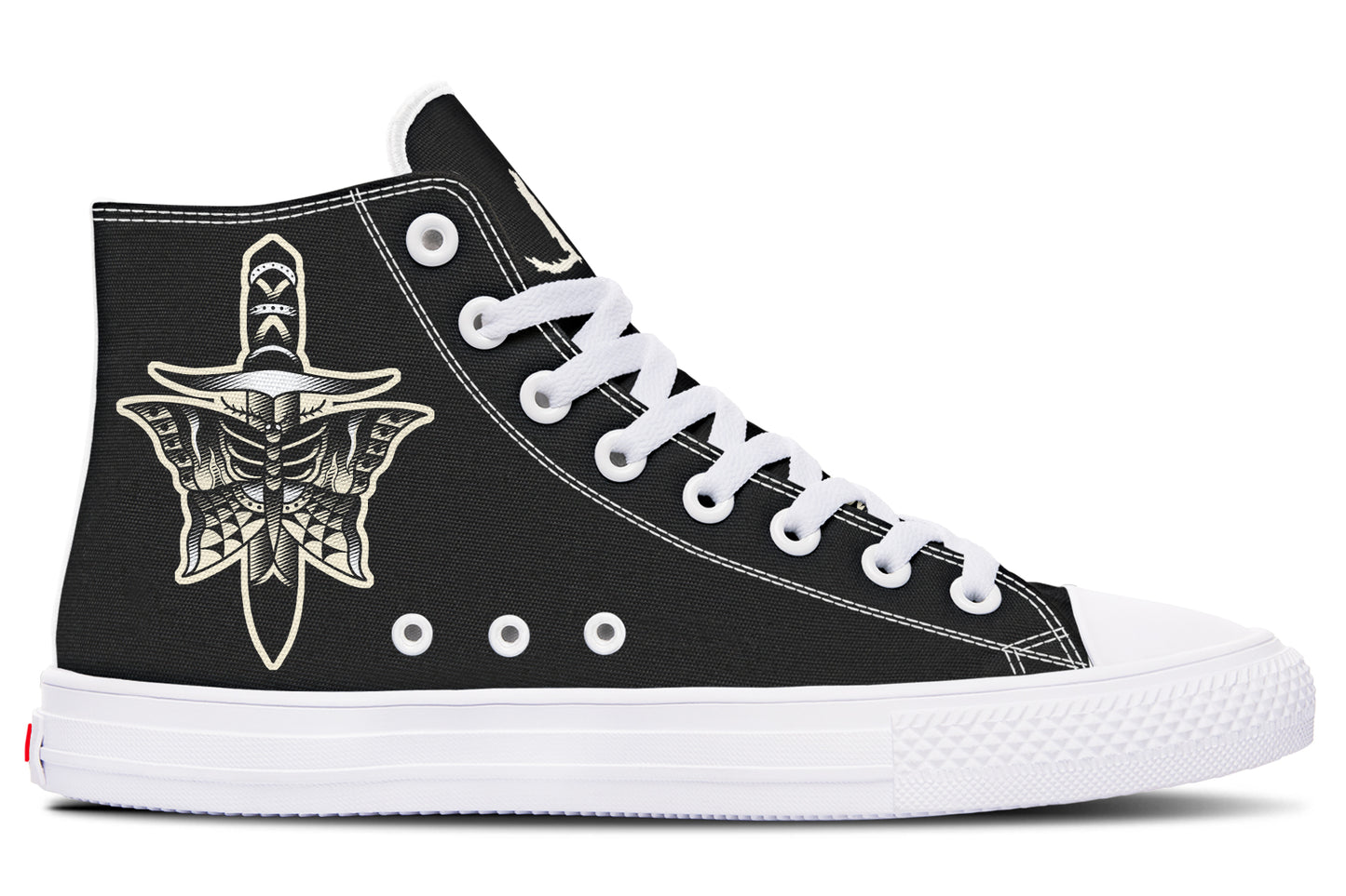 Butterfly Knife High Tops