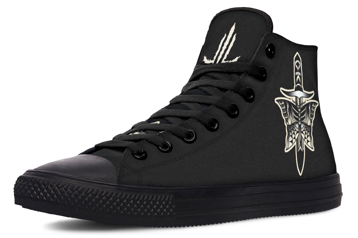 Butterfly Knife High Tops