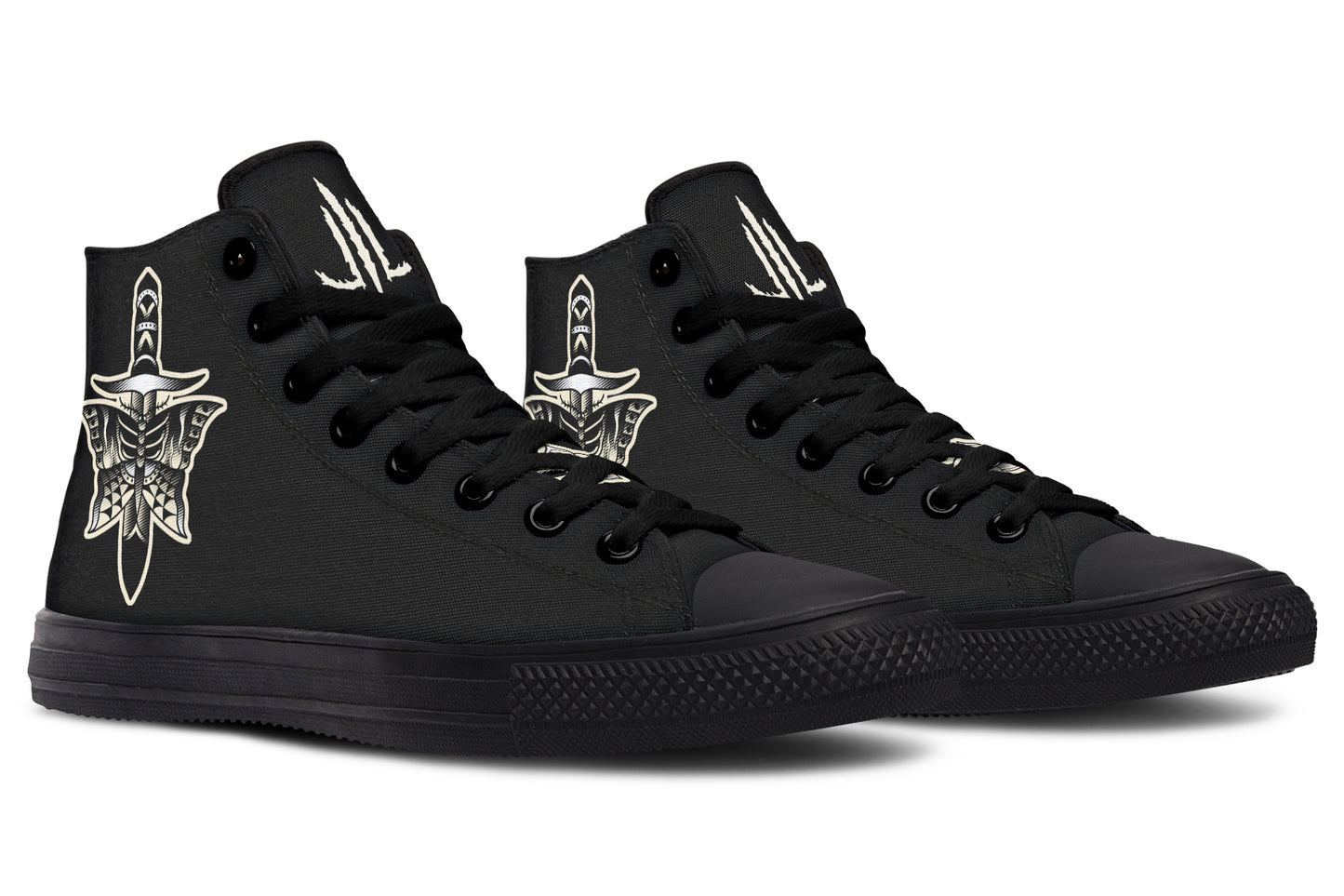 Butterfly Knife High Tops