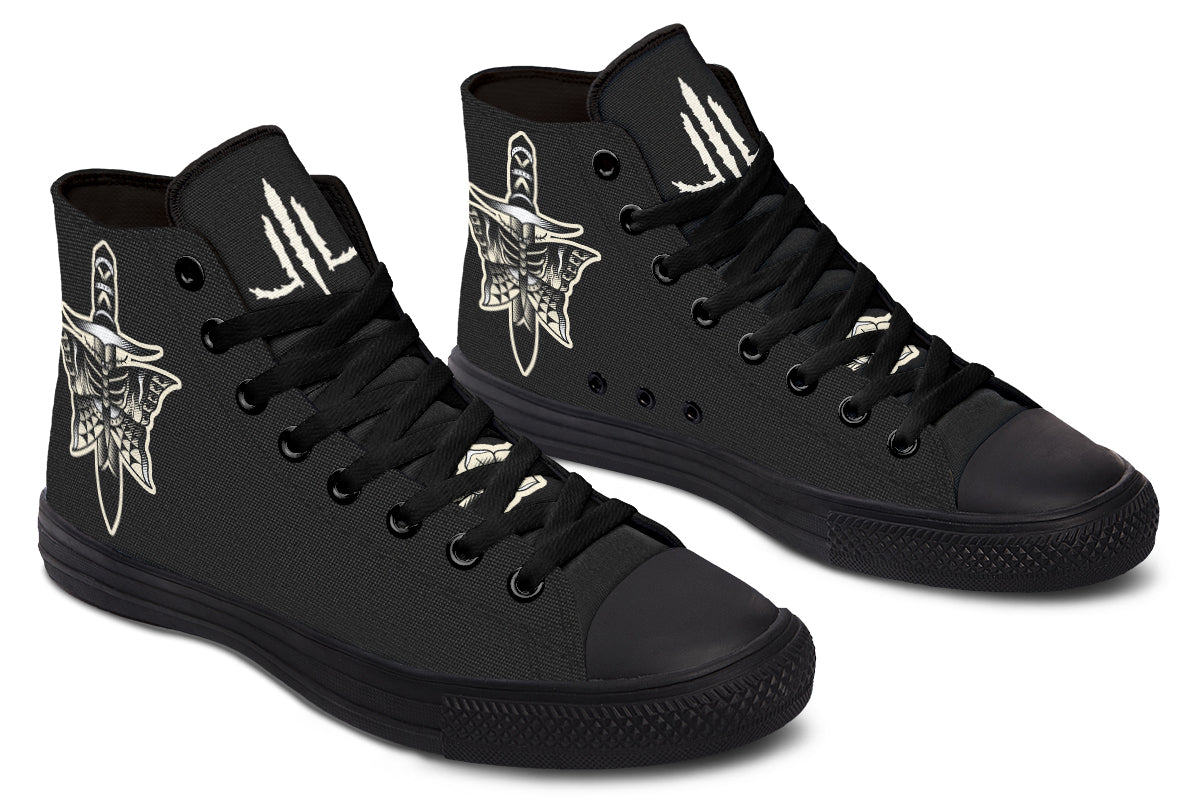 Butterfly Knife High Tops