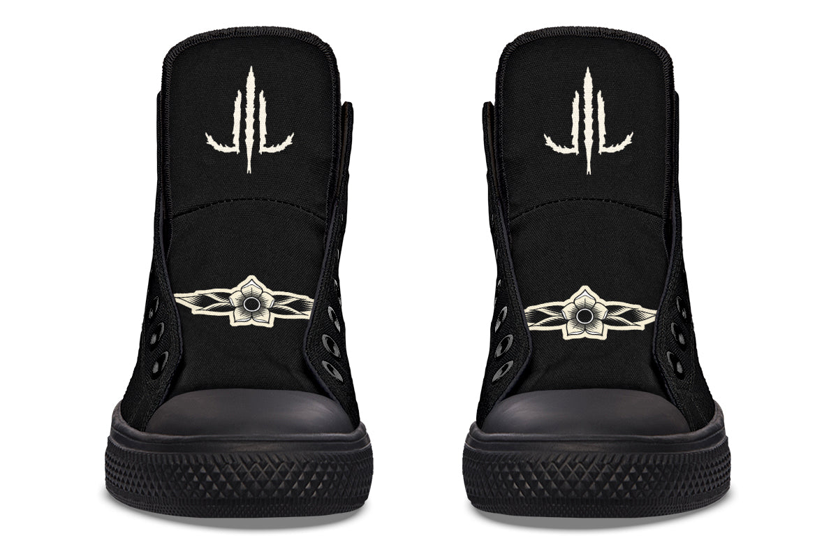 Butterfly Knife High Tops