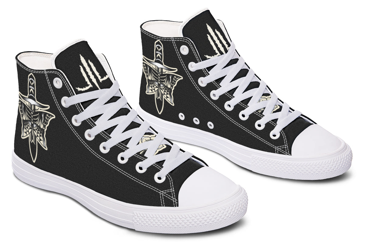 Butterfly Knife High Tops