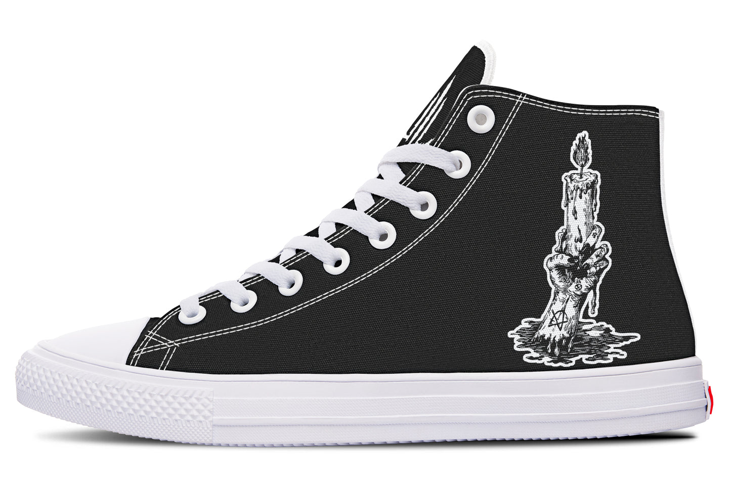 Candle Of Devotion High Tops - Last Light Apparel