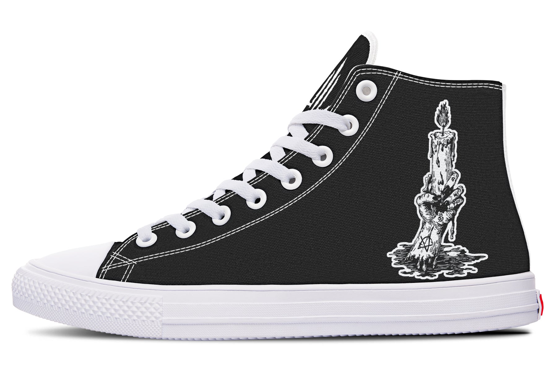 Candle Of Devotion High Tops - Last Light Apparel