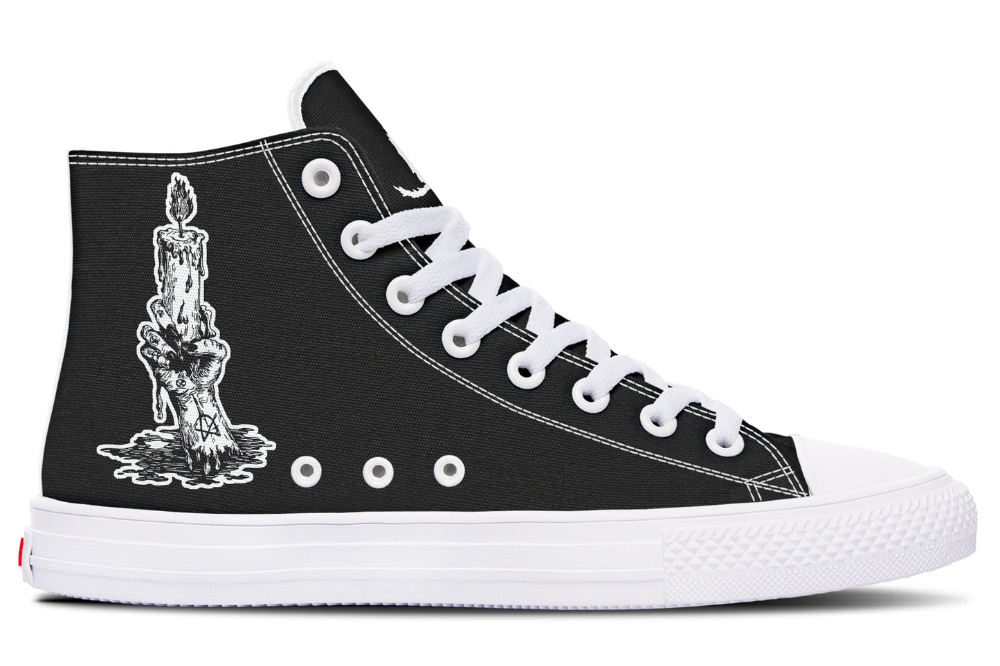 Candle Of Devotion High Tops - Last Light Apparel