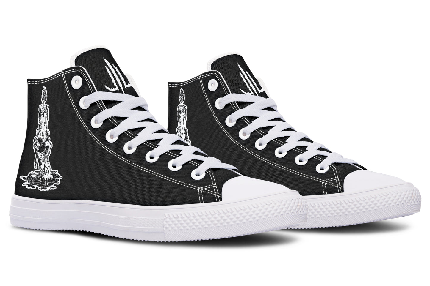 Candle Of Devotion High Tops - Last Light Apparel