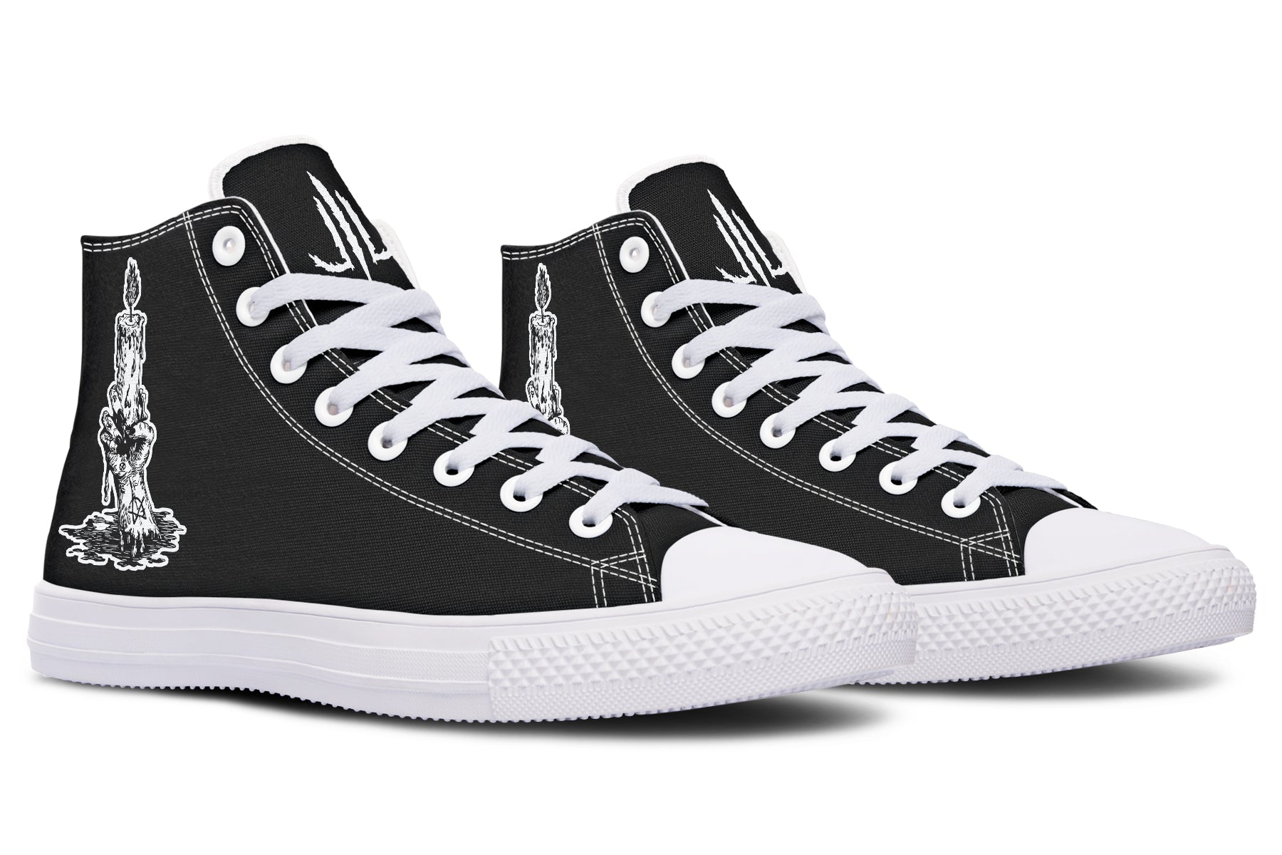 Candle Of Devotion High Tops - Last Light Apparel