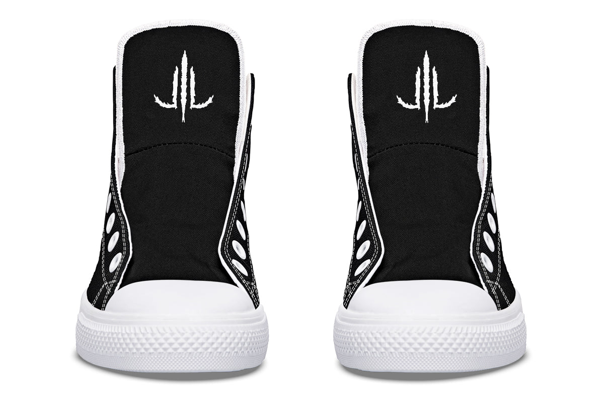 Candle Of Devotion High Tops - Last Light Apparel