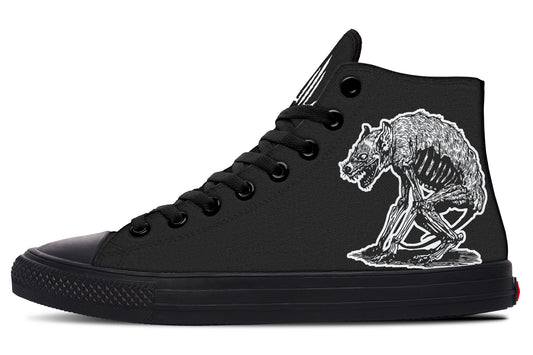 Carrion Wolf High Tops - Last Light Apparel