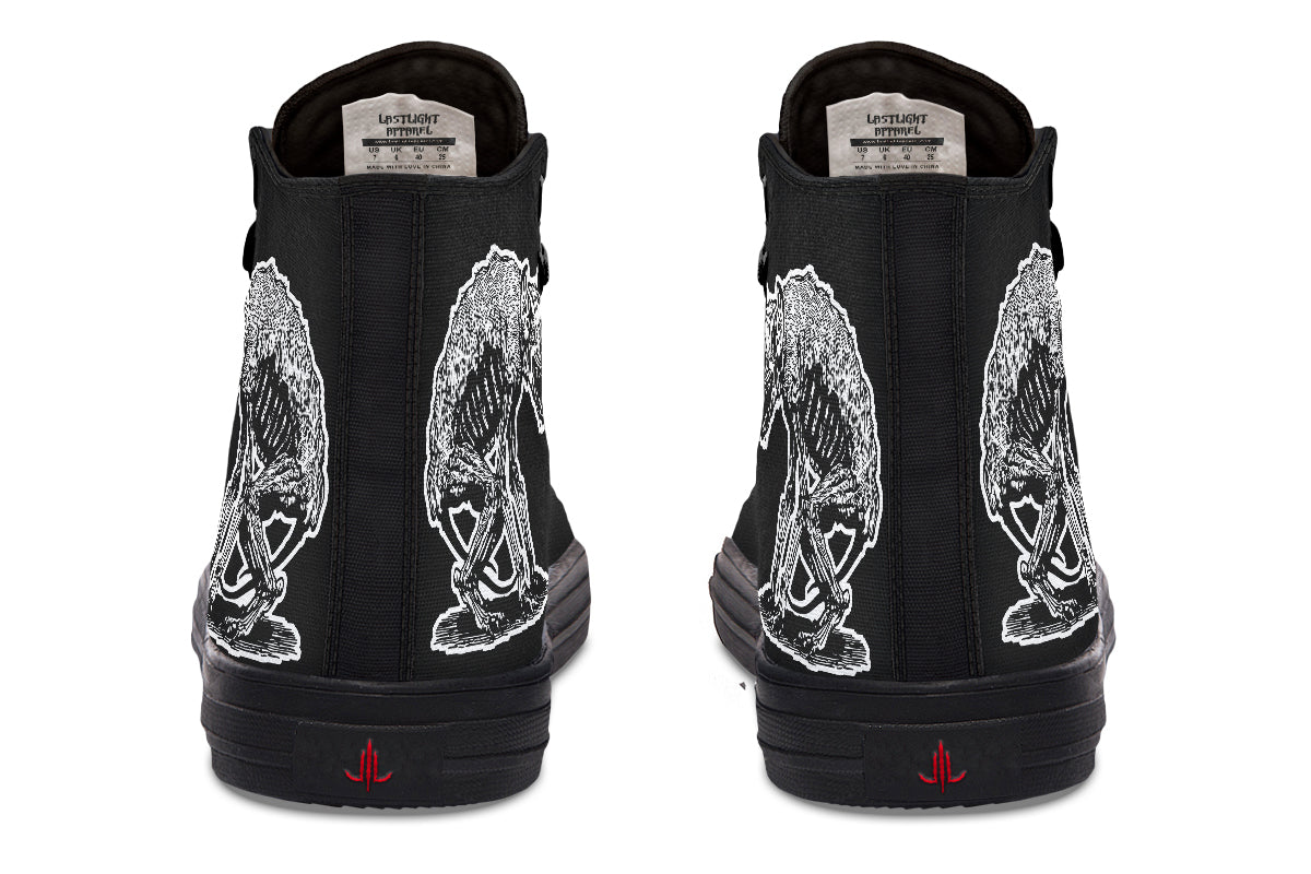 Carrion Wolf High Tops - Last Light Apparel