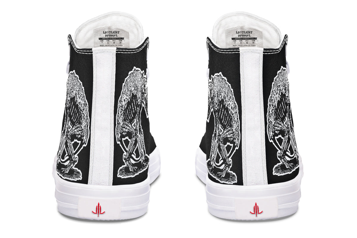 Carrion Wolf High Tops - Last Light Apparel