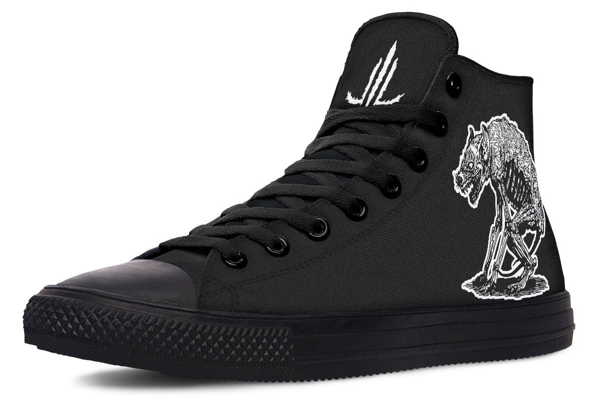 Carrion Wolf High Tops - Last Light Apparel
