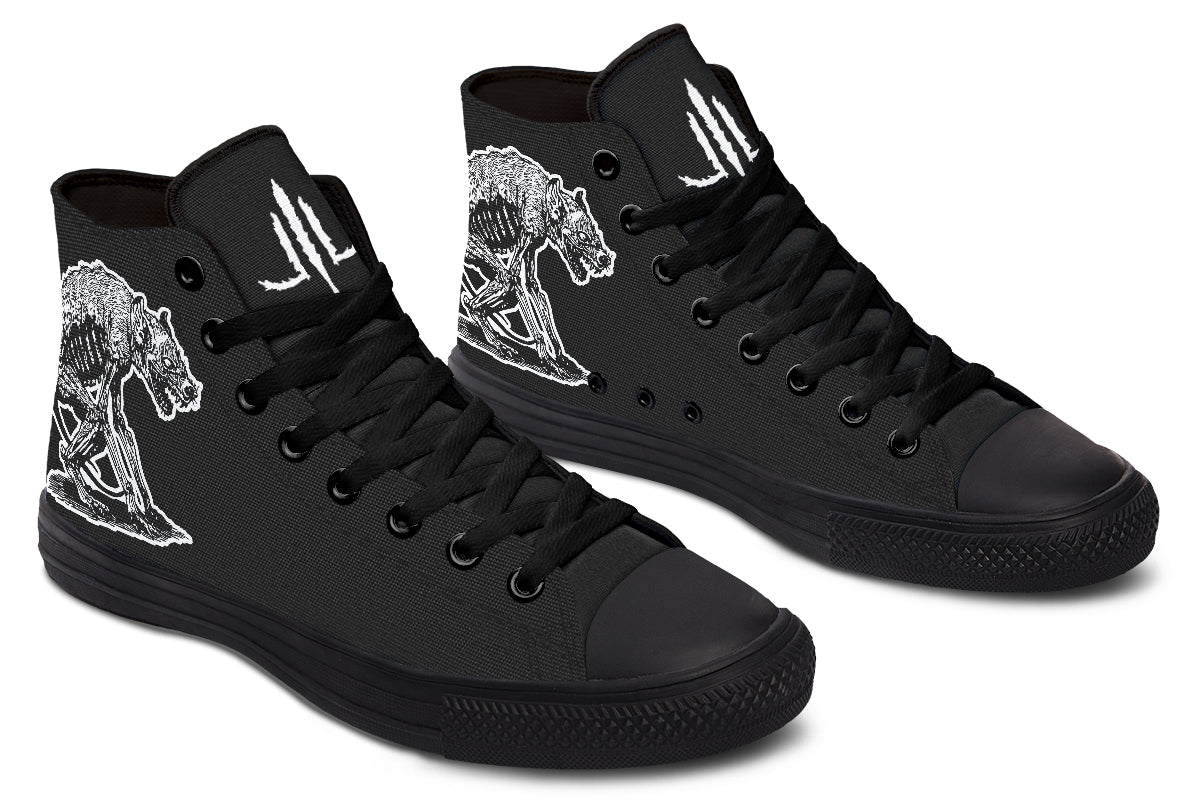 Carrion Wolf High Tops - Last Light Apparel