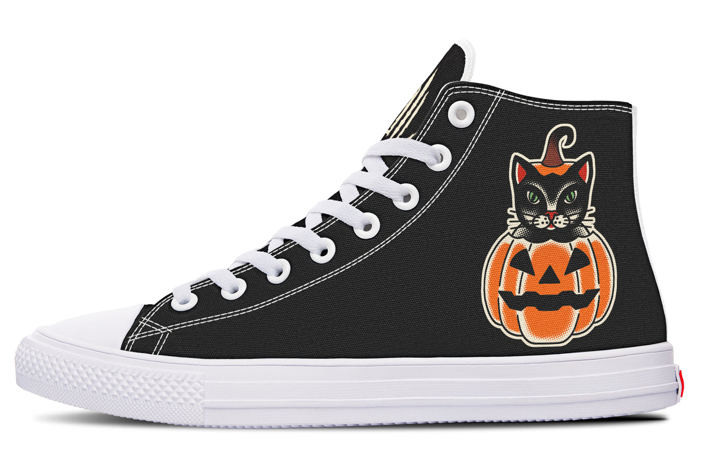 Pumpkin Cat High Tops