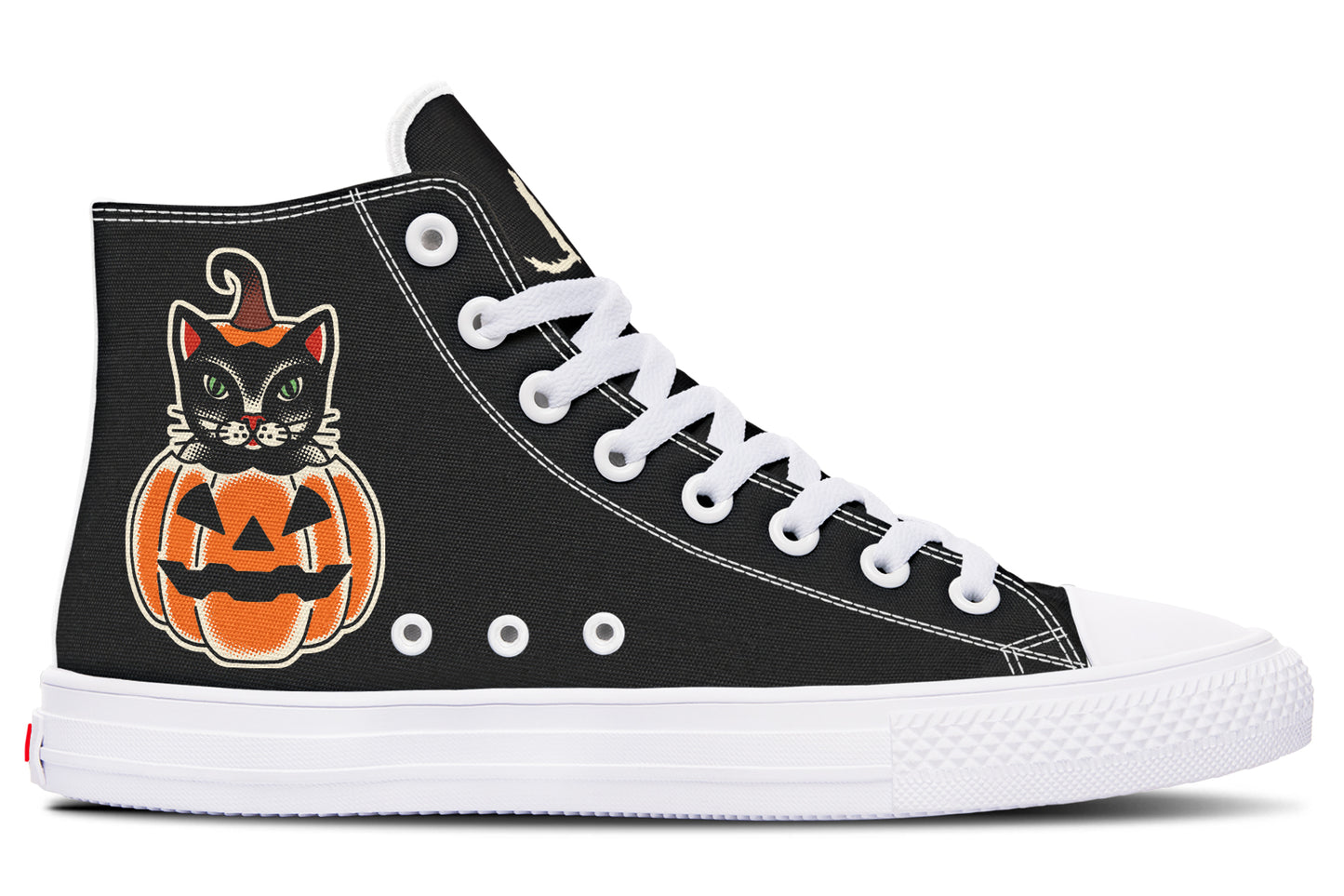 Pumpkin Cat High Tops