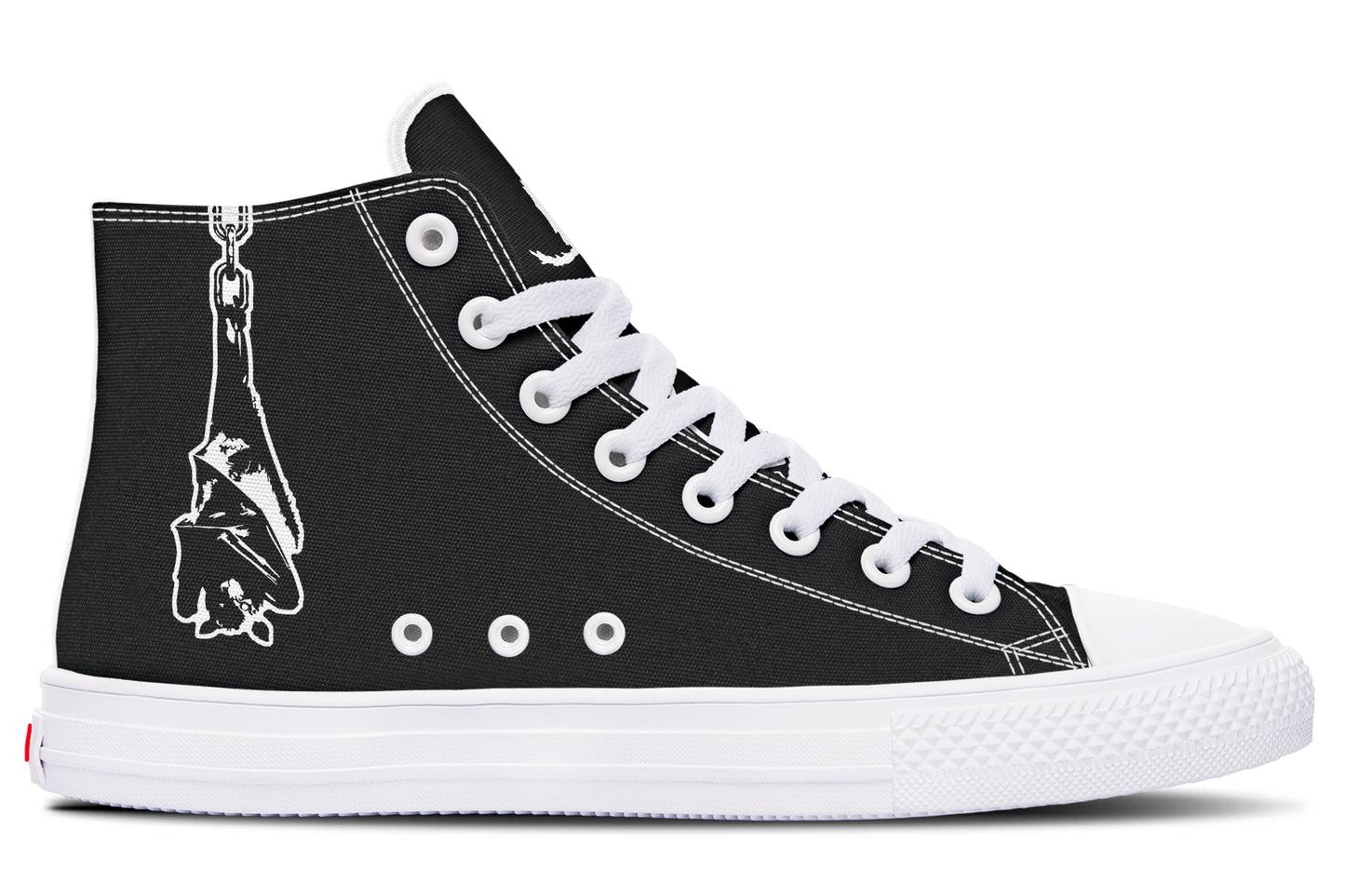 Chained Bats High Tops - Last Light Apparel