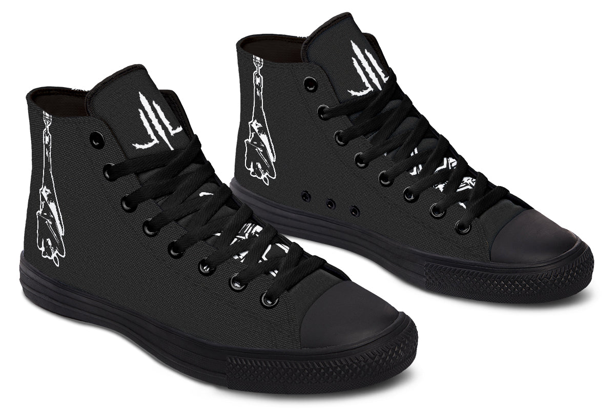 Chained Bats High Tops - Last Light Apparel