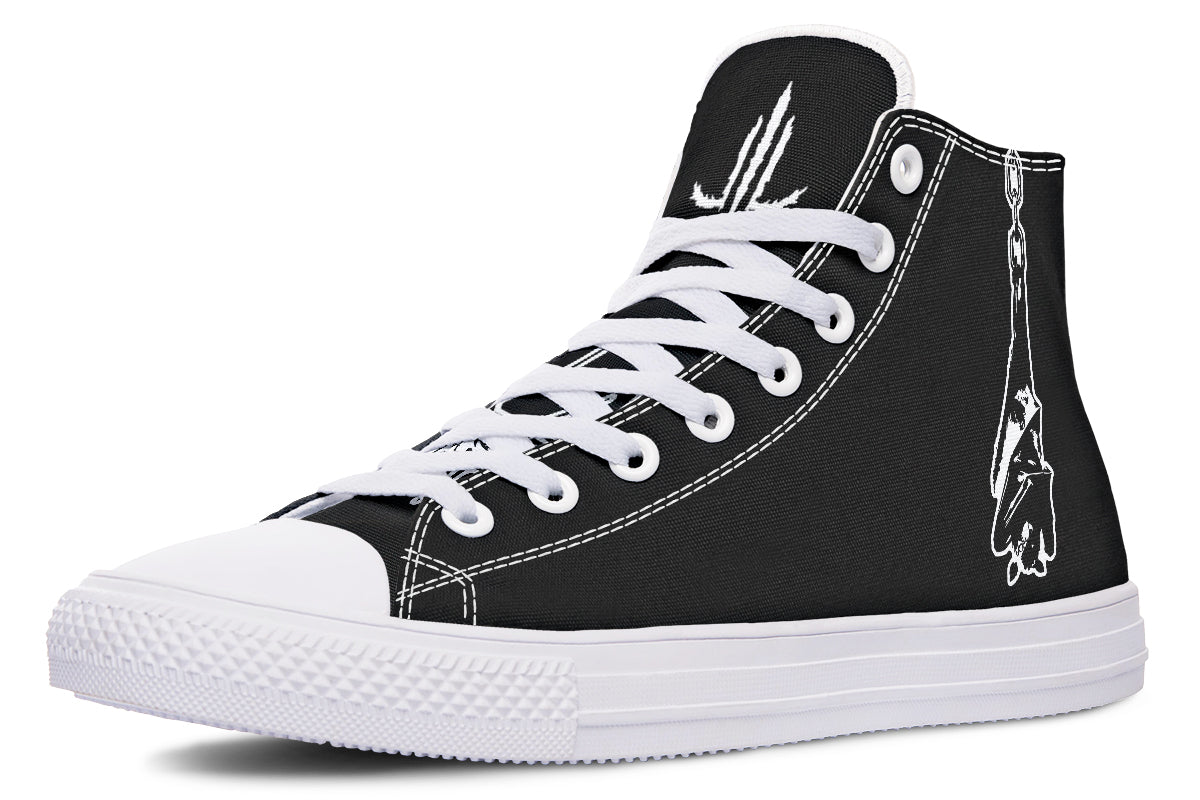 Chained Bats High Tops - Last Light Apparel