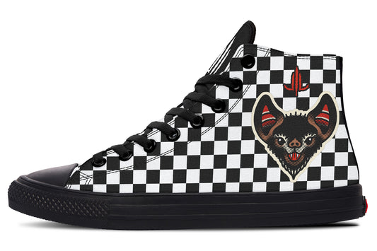 Checkered Bats V2 High Tops
