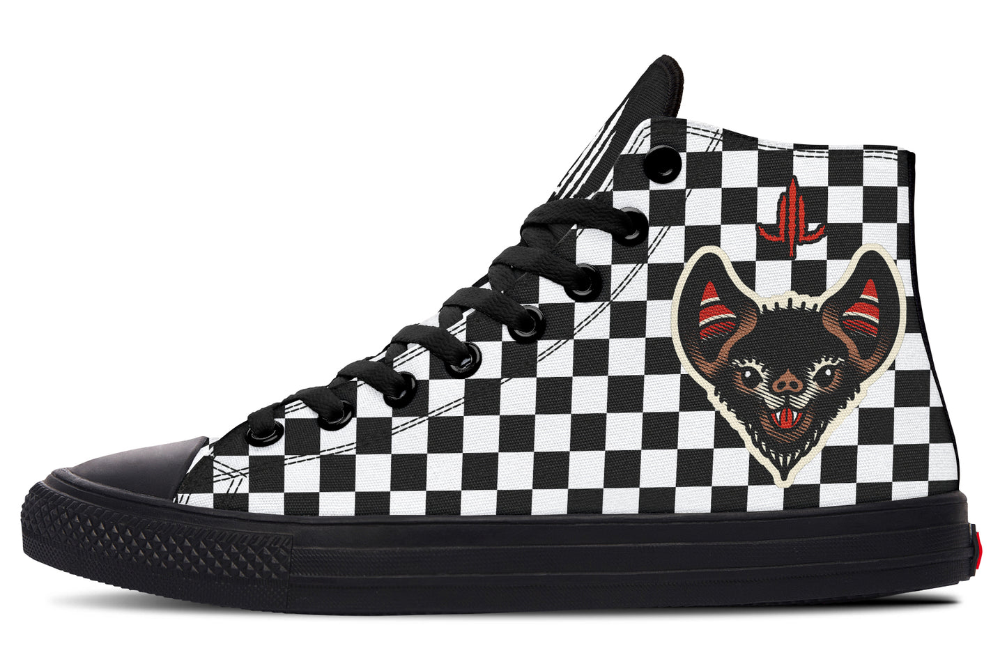 Checkered Bats V2 Hightops