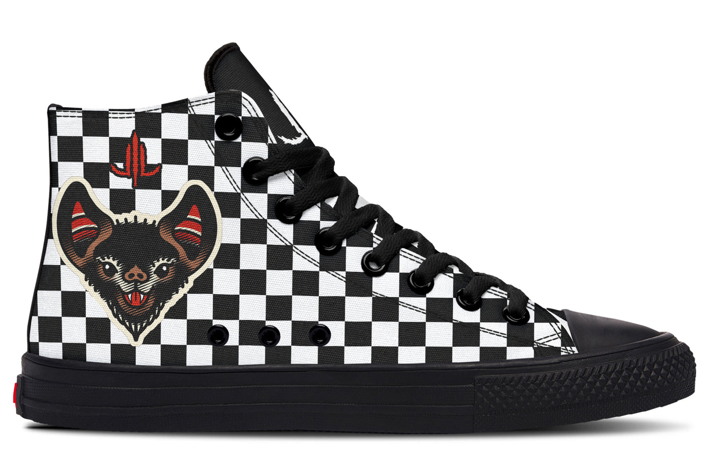 Checkered Bats V2 Hightops