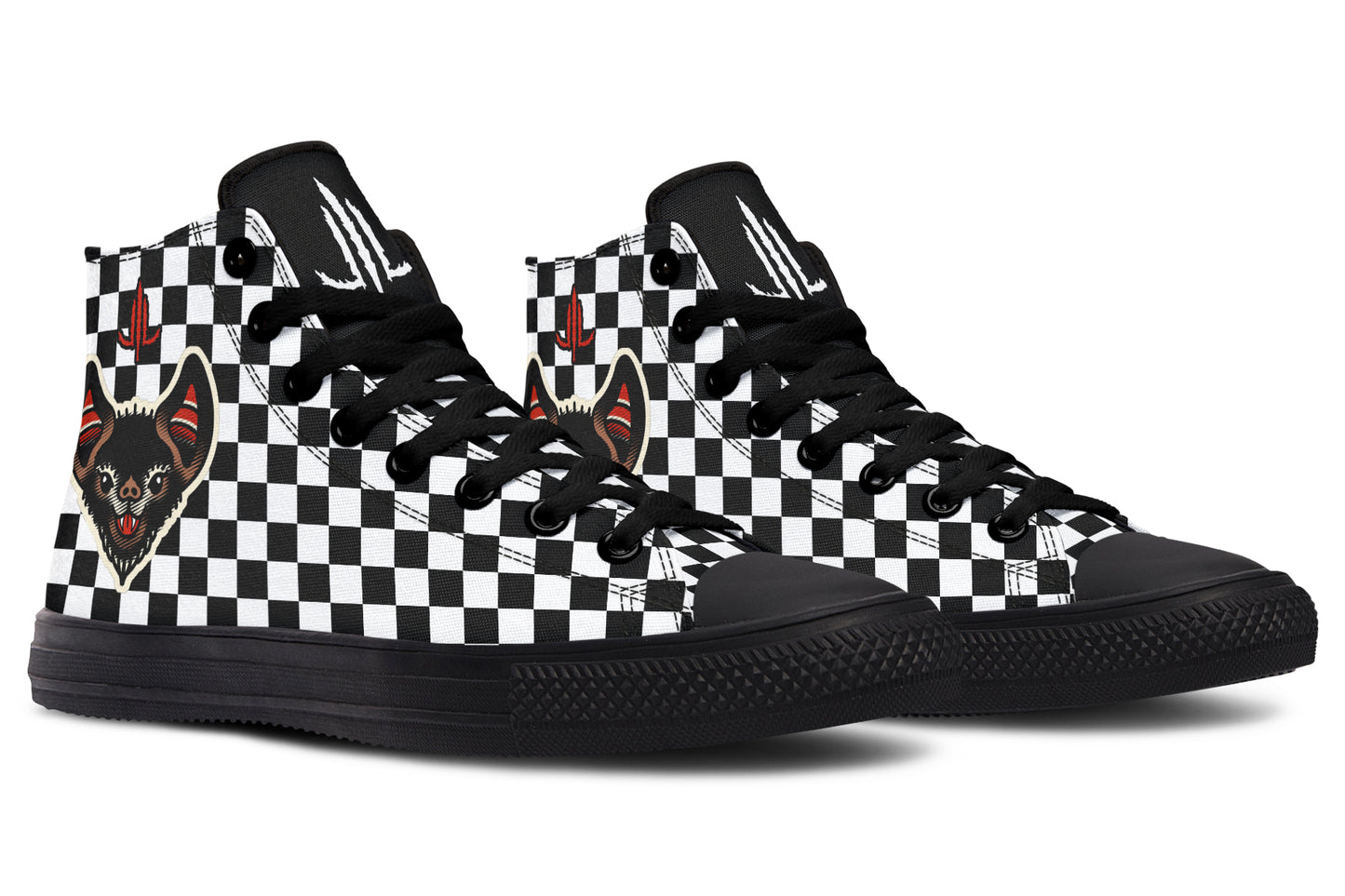 Checkered Bats V2 Hightops