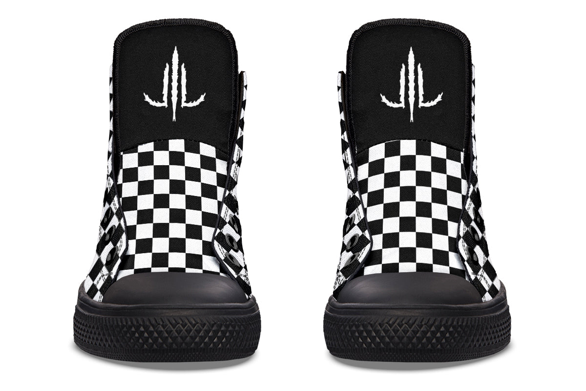 Checkered Bats V2 Hightops