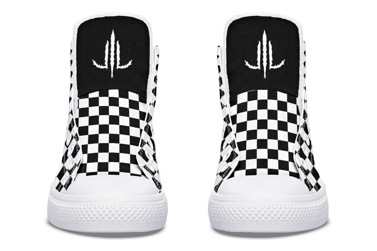 Checkered Bats V2 Hightops