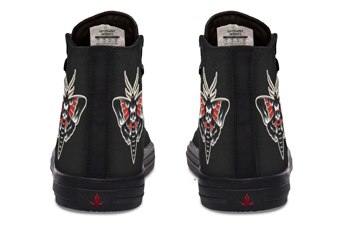 Deathmoth High Tops