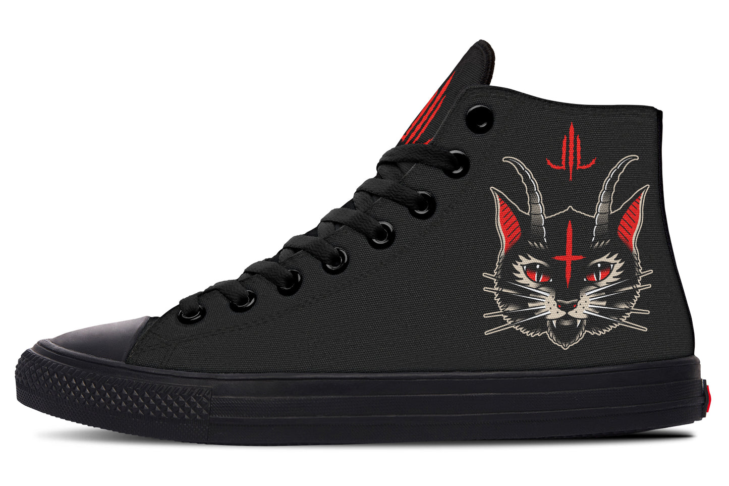 Demon Cat High Tops