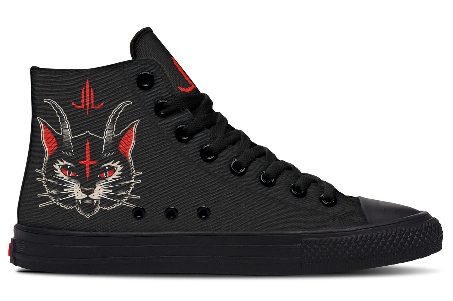 Demon Cat High Tops