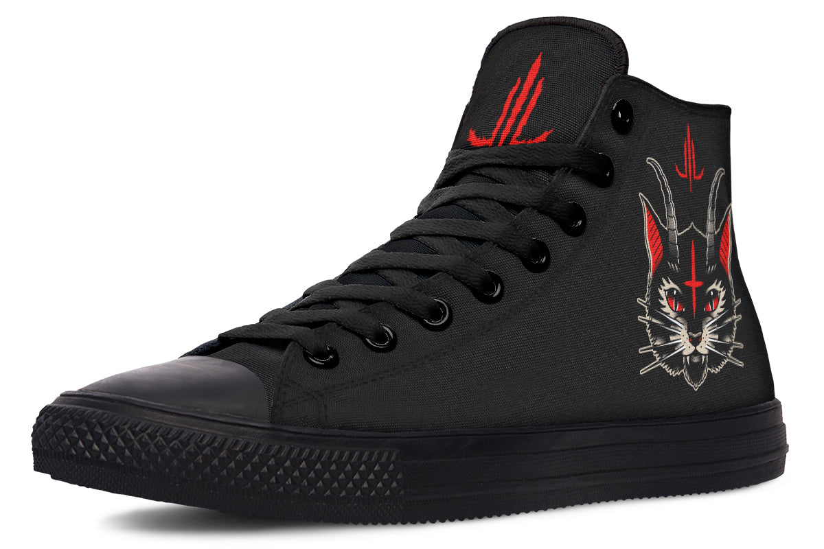 Demon Cat High Tops