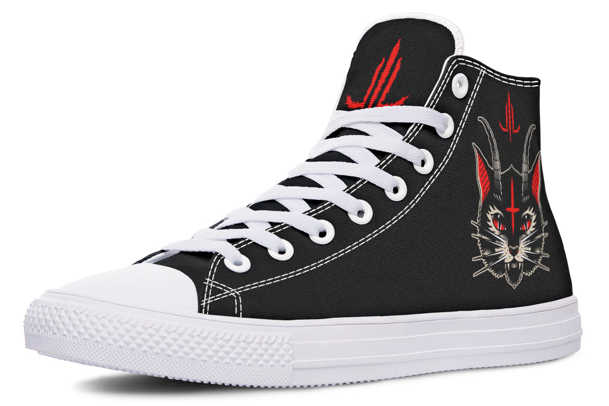 Demon Cat High Tops