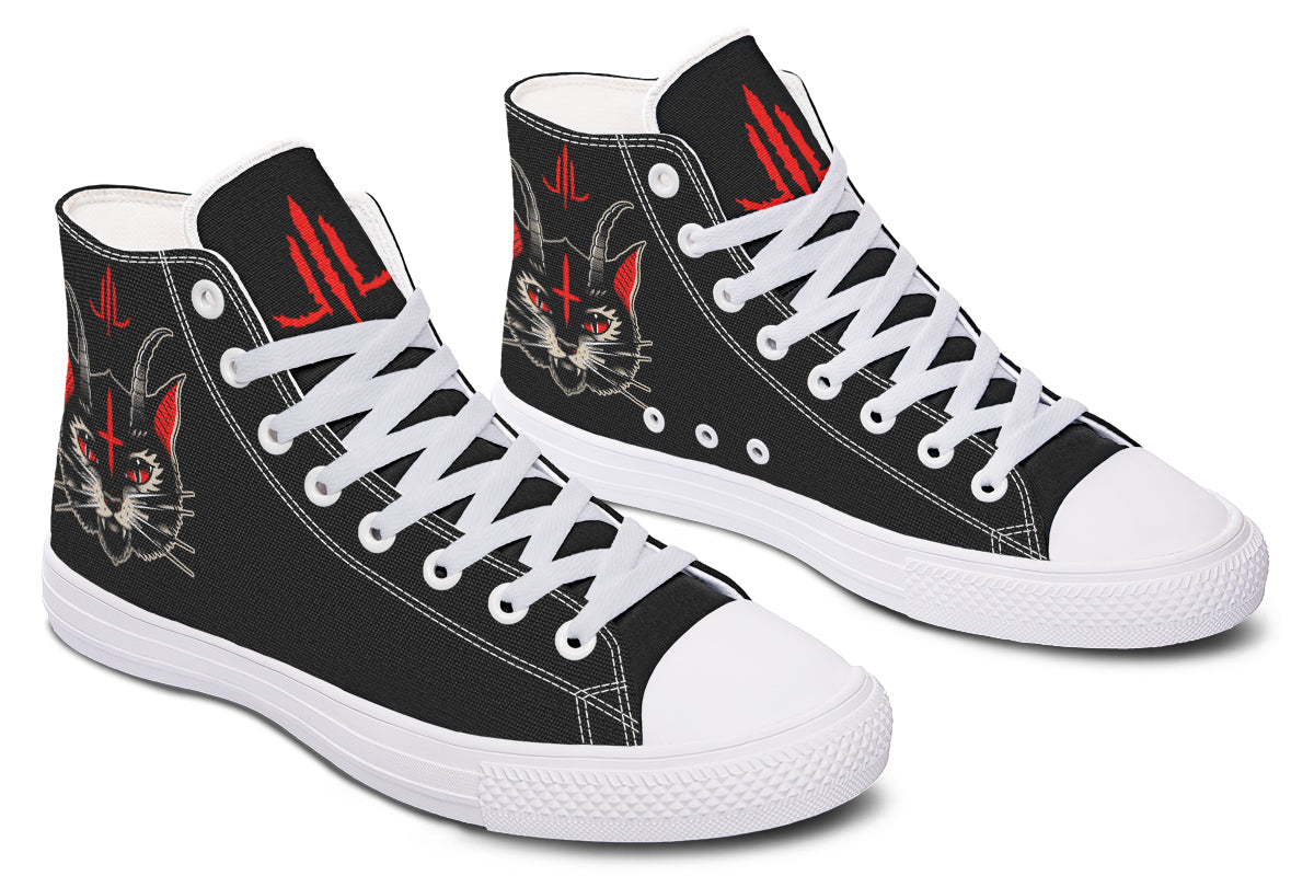 Demon Cat High Tops