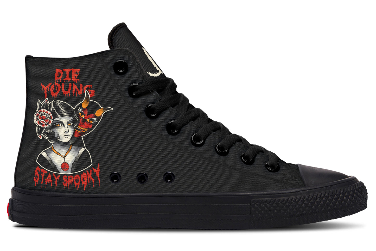 Die Young Stay Spooky High Tops