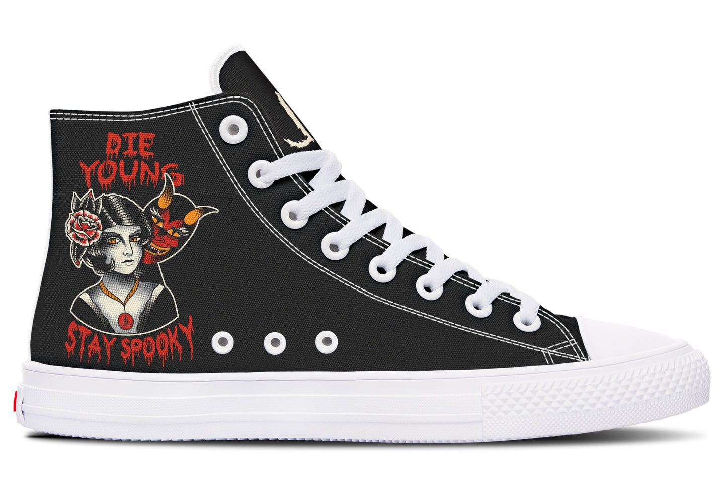 Die Young Stay Spooky High Tops