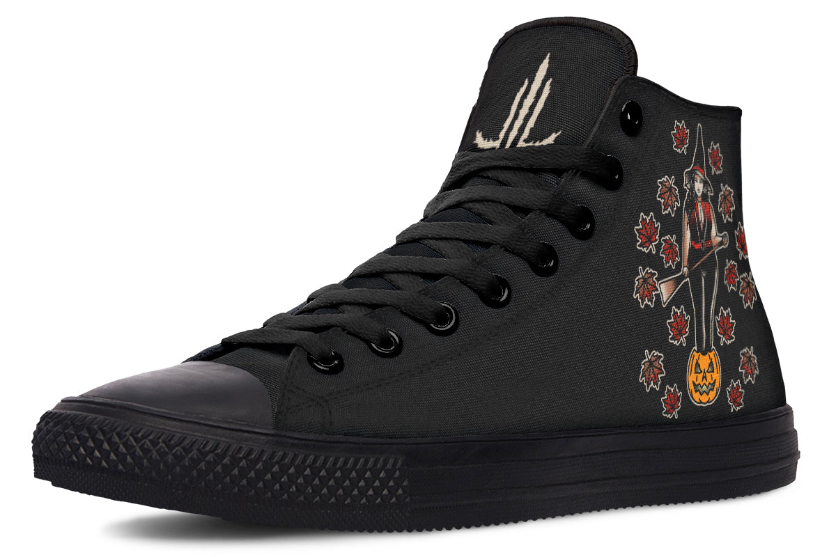 Fall Witch High Tops