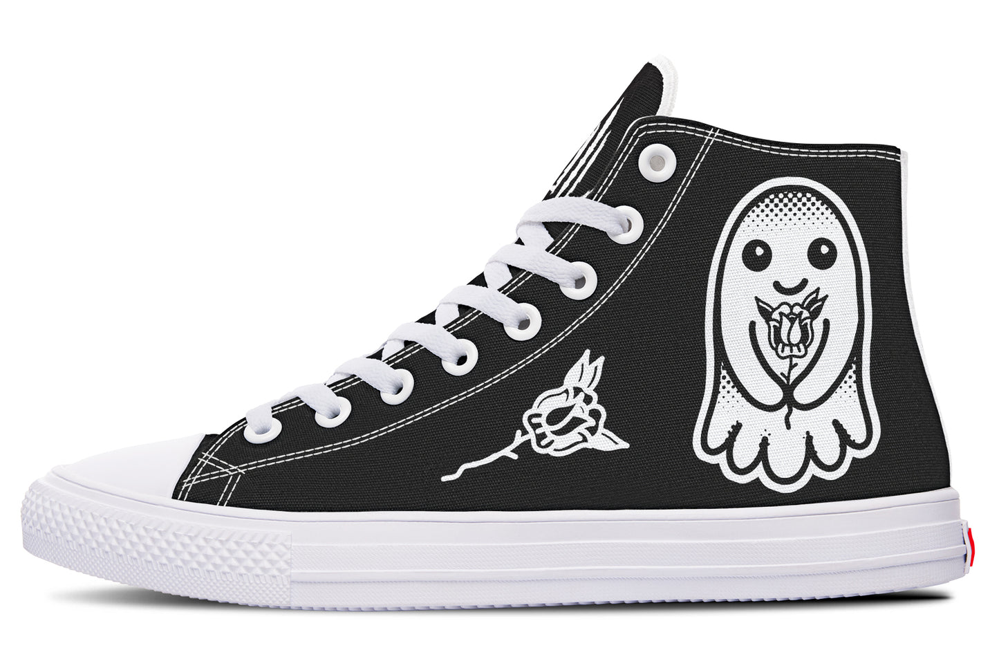 Flower Ghost High Tops