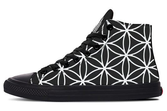 Flower Of Life High Tops