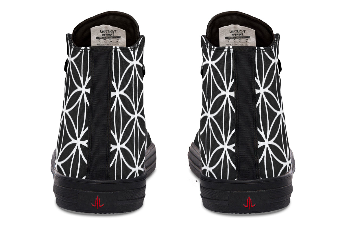 Flower Of Life High Tops