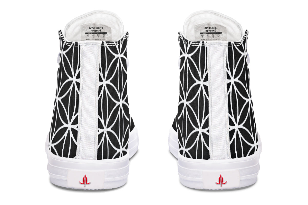 Flower Of Life High Tops