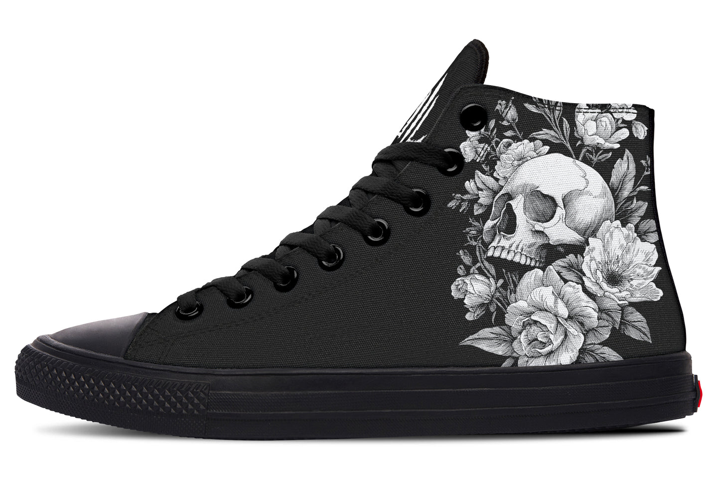 Flowering Skull High Tops