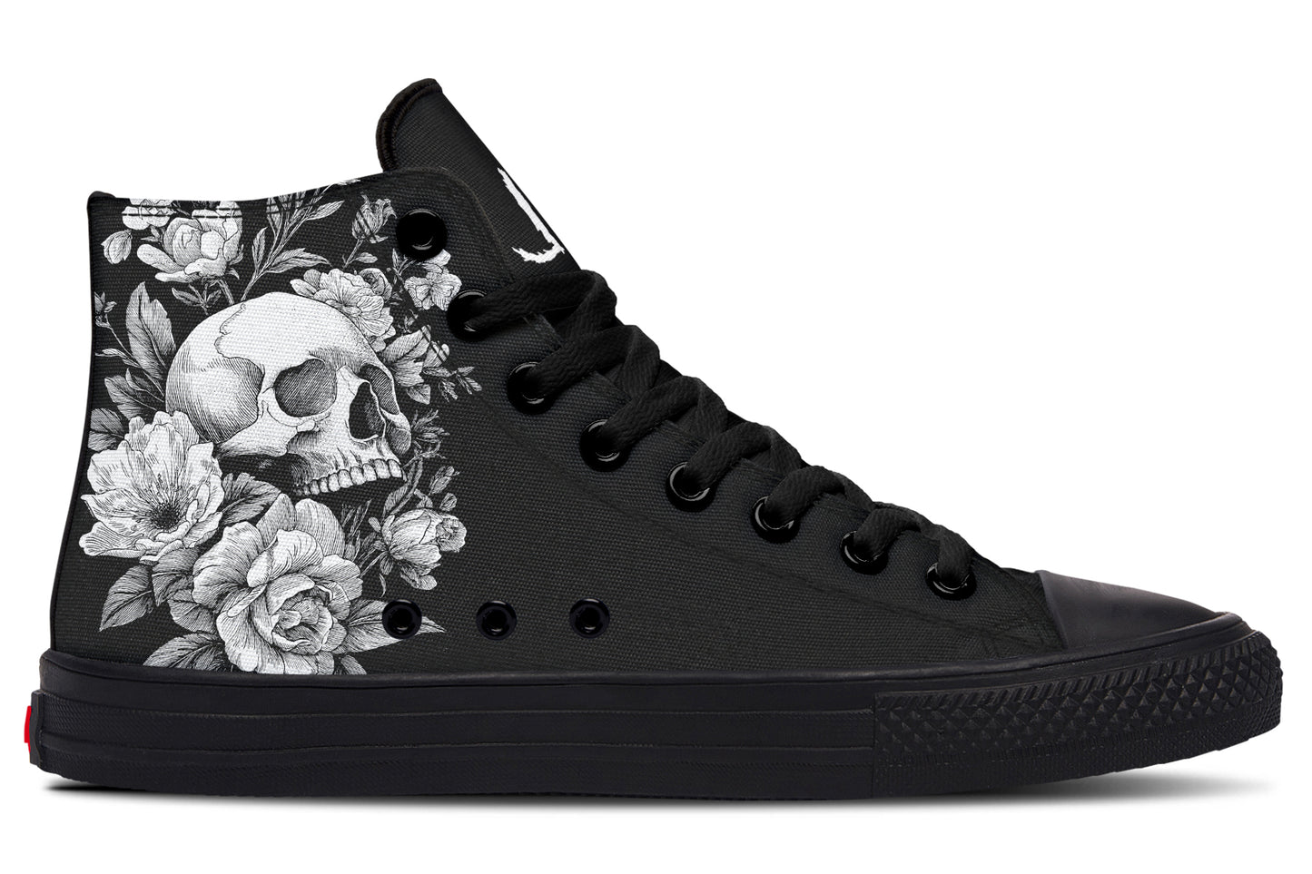 Flowering Skull High Tops