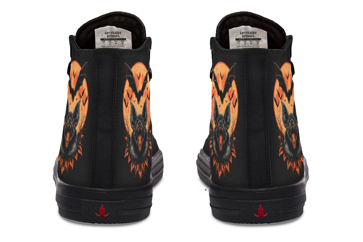 Halloween Fall Bats High Tops