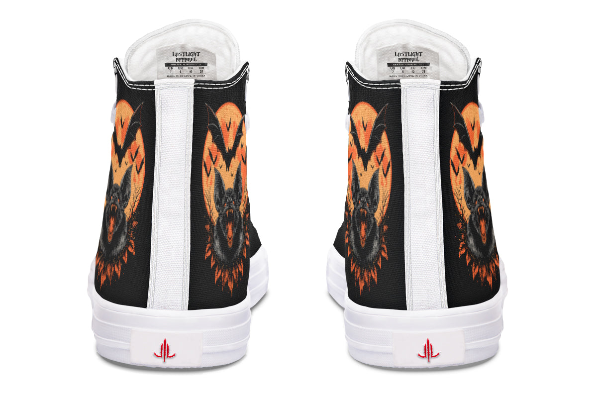 Halloween Fall Bats High Tops