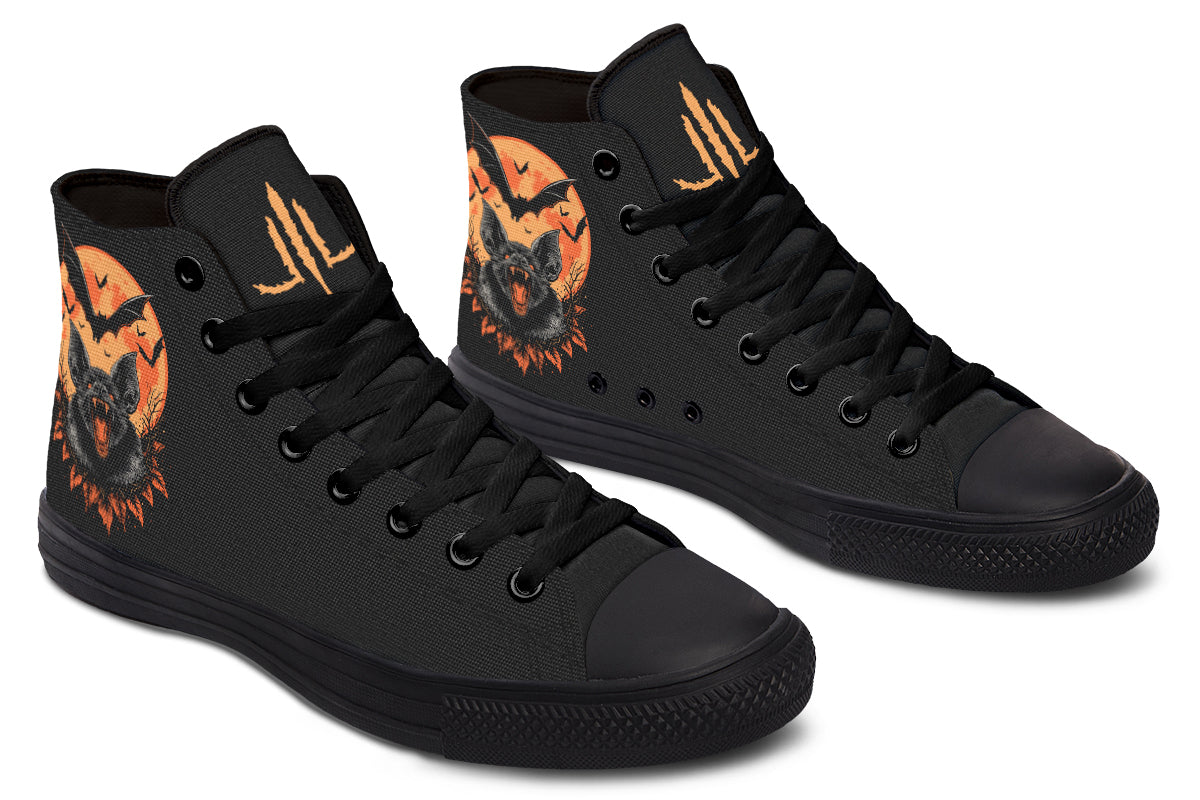 Halloween Fall Bats High Tops