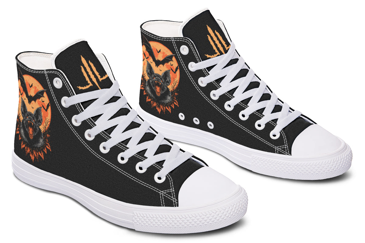 Halloween Fall Bats High Tops